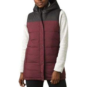 PrAna Reversible Down Feather Insulated Hooded Vest New With Tag